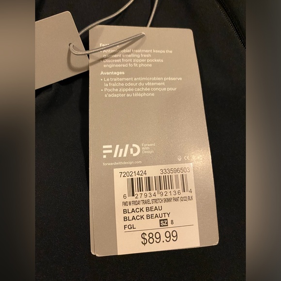 Friday FWD Women's Day To Night Stretch Pant size 8 - Picture 8 of 11